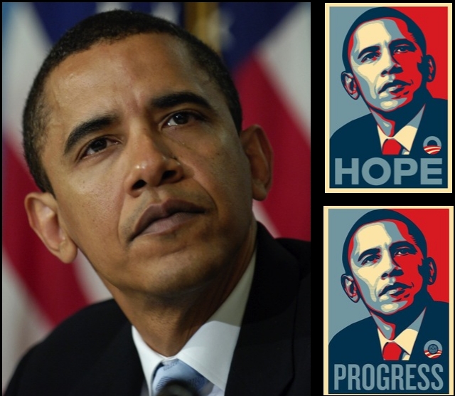 The Shepard Fairey “HOPE” Poster